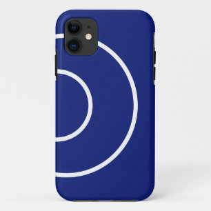 Case-Mate iPhone Case Cool Royal Navy Bleu Blanc Signal Vagues Motif