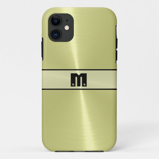 Coques Case-Mate iPhone Cool Shiny Stainless Steel metal 4 (Dos)