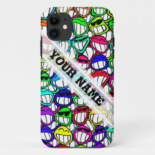 Coque Case-Mate Pour iPhone COOL SOURIRE FACES GROUPE + votre texte