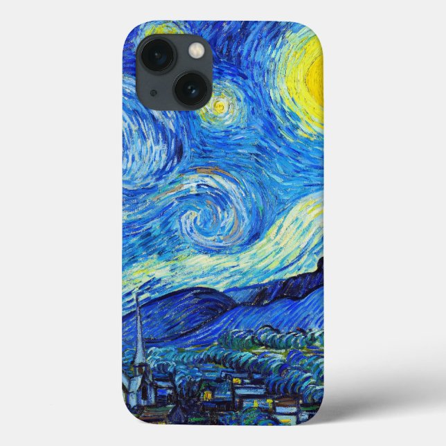 Coques Case-Mate iPhone Cool Starry Night Vincent Van Gogh peinture (Verso)