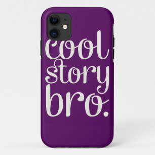 Coque iPhone 11 Cool Story Brun violet