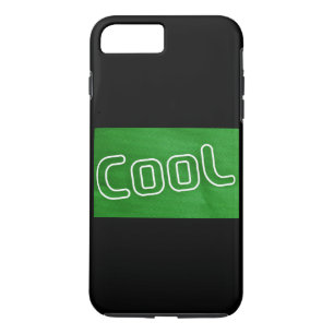 Coque iPhone 8 Plus/7 Plus Cool textile vert de tissu personnalisé
