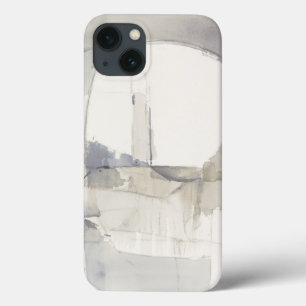 Etui iPhone 13 Copie abstraite de gris de l'improvisation I
