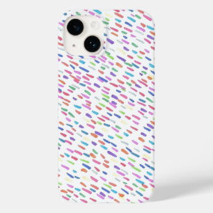 Coque Pour iPhone 14 Copie de baisse de pluie d'arc-en-ciel