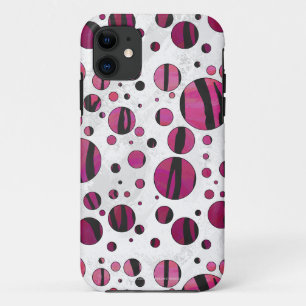 Etui iPhone Case-Mate Copie de roses indien et de noir de tigre de point