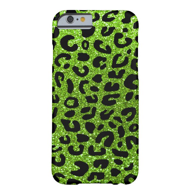 Coques Case-Mate iPhone Copie verte au néon de guépard (Dos)