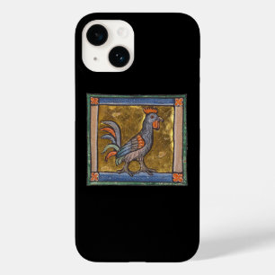 Coque Pour iPhone 14 Coq de bestiaire médiéval c. 1270