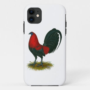 Case-Mate iPhone Case Coq de combat américain : Brun Rouge