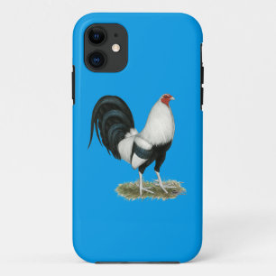 Coques Pour iPhone Coq de combat argenté de Duckwing
