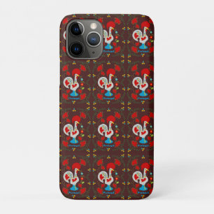 Case-Mate iPhone Case Coq traditionnel de Barcelos en blanc