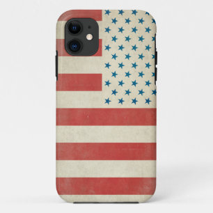 Coque Case-Mate Pour iPhone Coque-Coque du drapeau civil Vintage américain