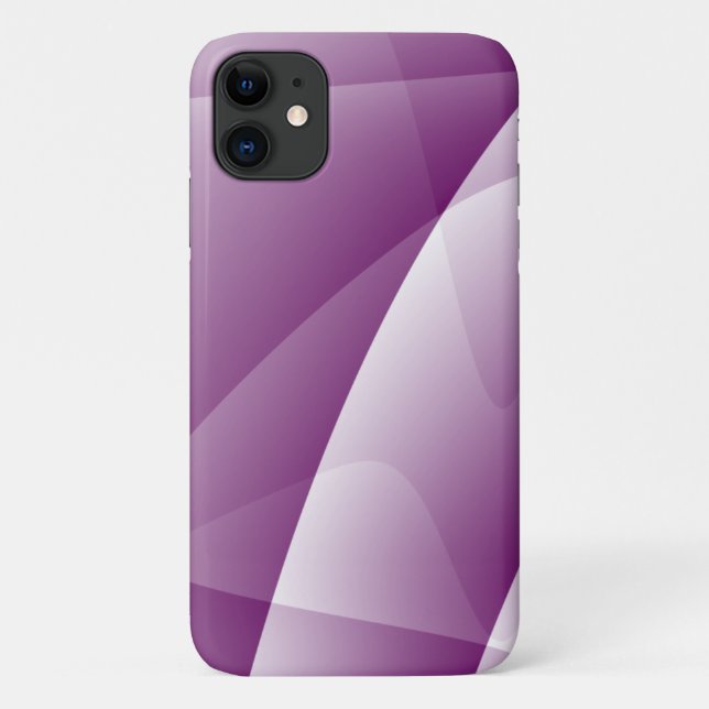Coques Case-Mate iPhone Coque-coque iphone Abstrait Ombre blanc violet (Dos)