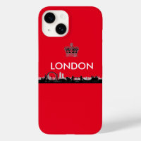 Coque-coque iphone britannique de Londres