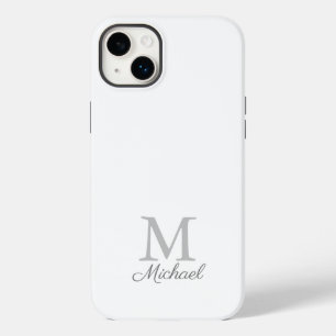 Coque Pour iPhone 14 Plus Coque-coque iphone de brouillard léger Monogramme