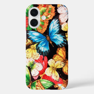 Coques iPhone 16 Coque-coque iphone de collage papillon