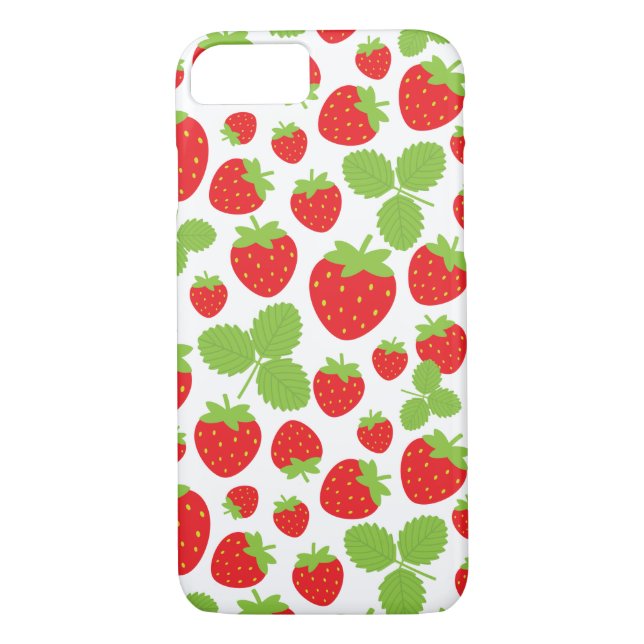 Coques Case-Mate iPhone Coque-coque iphone de fraises (Dos)