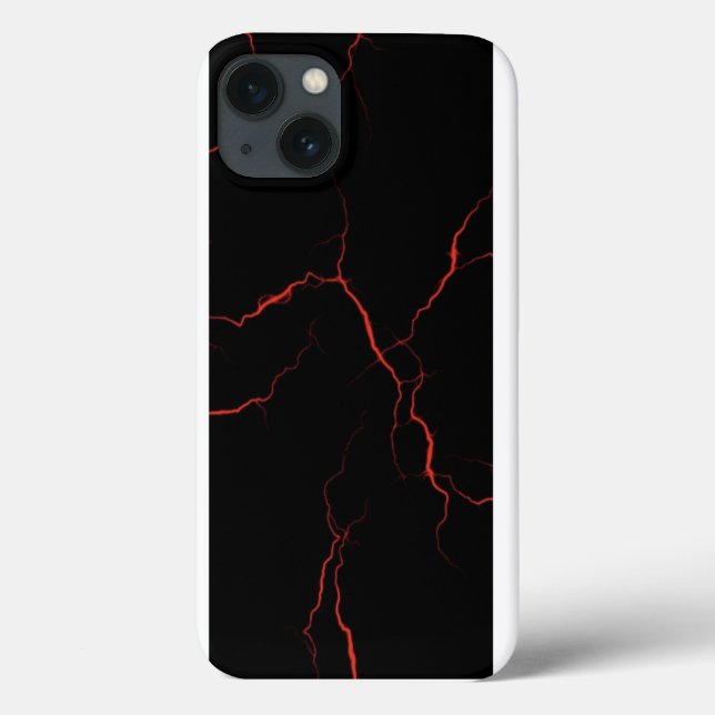 Coques Case-Mate iPhone Coque-coque iphone de l'éclairage rouge (Verso)