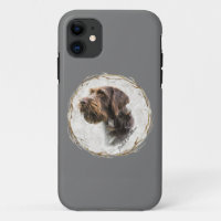 Coque-coque iphone de -Mate À poils durs allemand