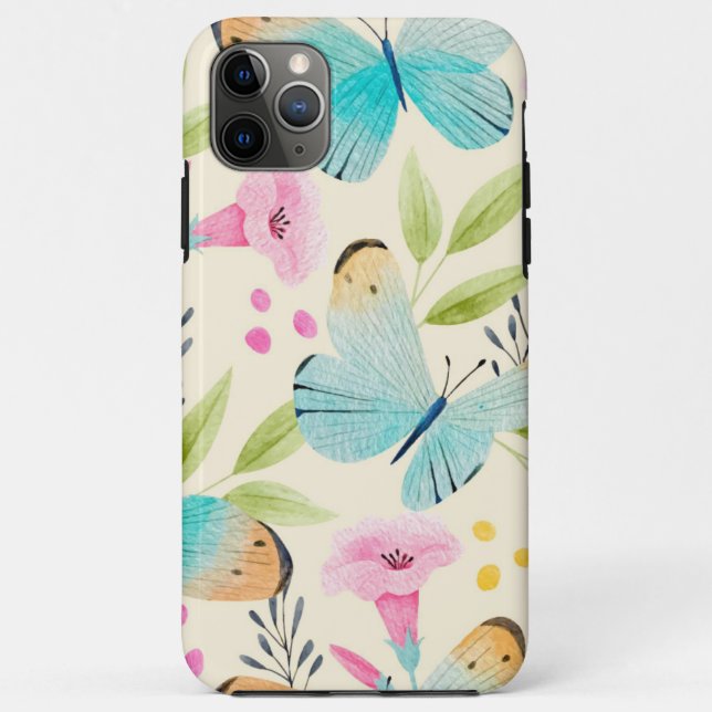 Coques Case-Mate iPhone Coque-coque iphone de papillon lunaire (Dos)