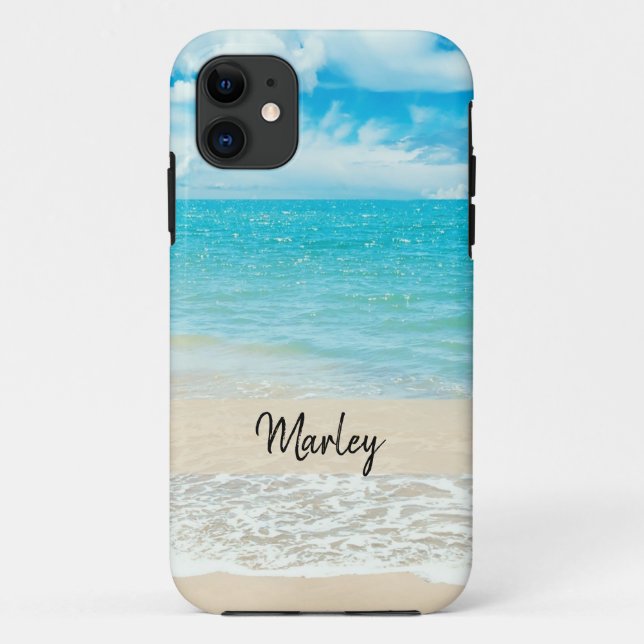 Coques Case-Mate iPhone Coque-coque iphone de plage personnalisé (Dos)