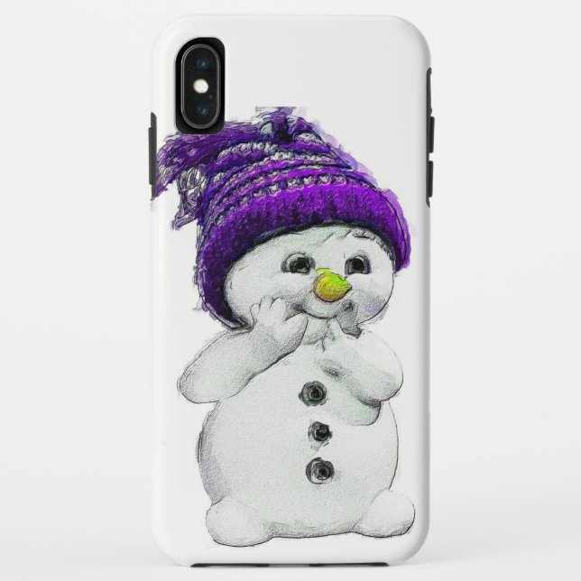 Coques Case-Mate iPhone Coque-coque iphone de Snowman (Dos)