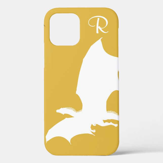 Coques Case-Mate iPhone Coque-coque iphone -Mate de dragon blanc chic (Verso)