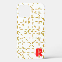 Coque-coque iphone -Mate rouge or chic
