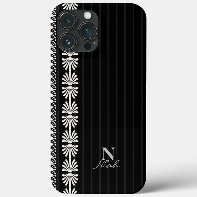 Coques Case-Mate iPhone Coque-coque iphone noir et blanc personnalisé (Verso)