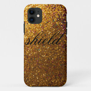 Case-Mate iPhone Case "Coque d'étincelle dorée"