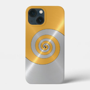 Case-Mate iPhone Case Coque-Ma en métal brillant et inoxydable or et arg