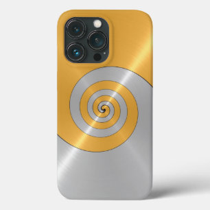 Case-Mate iPhone Case Coque-Ma en métal brillant et inoxydable or et arg