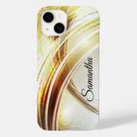 Coque-mat Glam personnalisé avec look métal or