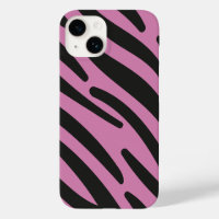 Coque-Mate à rayures roses Zèbre