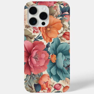 Coque iPhone 15 Pro Max Coque-Mate, Apple iPhone 15 Pro Max, Florals