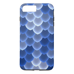 Coque iPhone 7 Plus Coque-Mate bleu et blanc mystique