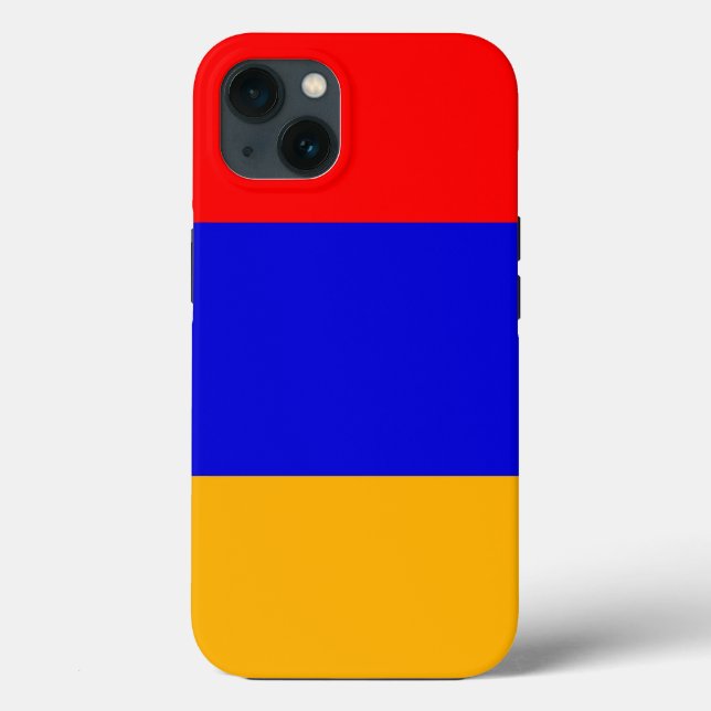 Coques Case-Mate iPhone Coque-Mate de pomme patriotique, drapeau d'Arménie (Verso)