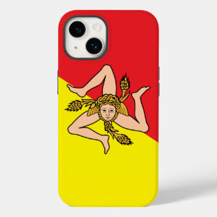 Coque Pour iPhone 14 Coque-Mate de pomme patriotique, drapeau de la Sic
