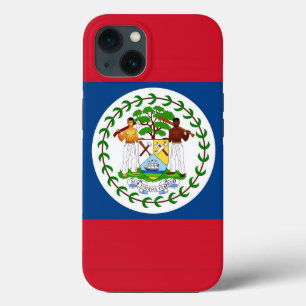 Case-Mate iPhone Case Coque-Mate de pomme patriotique, drapeau du Belize