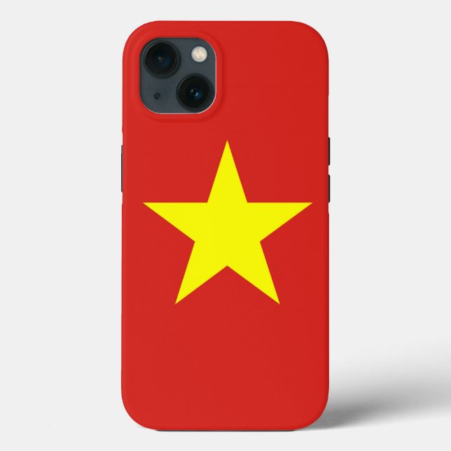 Coques Case-Mate iPhone Coque-Mate de pomme patriotique, drapeau du Vietna (Verso)