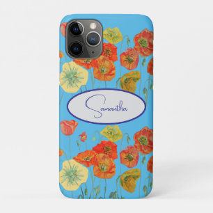 Case-Mate iPhone Case Coquelicot orange rouge Poppies floral Nom de fill