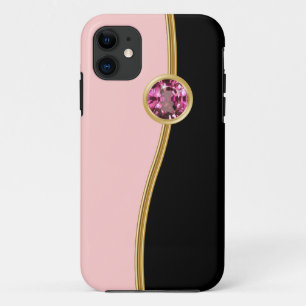 Coques iphone Girly roses de bijou