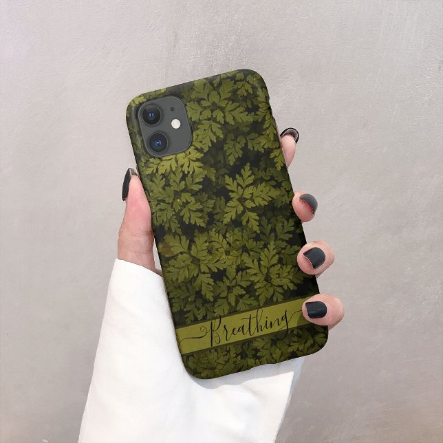 Coques Case-Mate iPhone Coques iphone plantes aériens à feuilles vertes (Aerial green-leafed plant iphone cases)