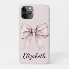 Case-Mate iPhone Case Coquette esthétique arc rose Nom personnalisé