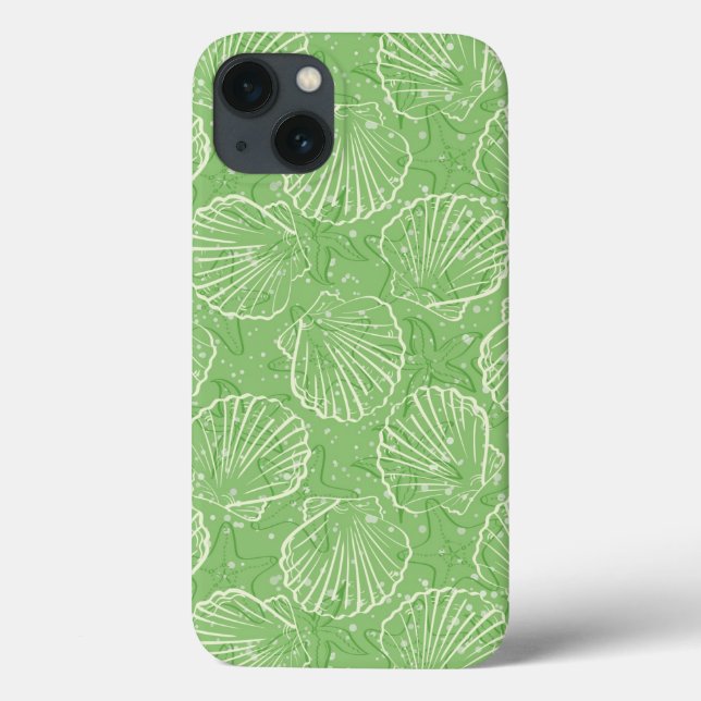 Coques Case-Mate iPhone Coquillages d'ensemble (Verso)
