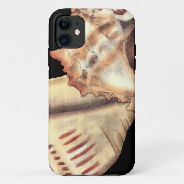 Coques Case-Mate iPhone Coquilles artistiques de conque (Dos)