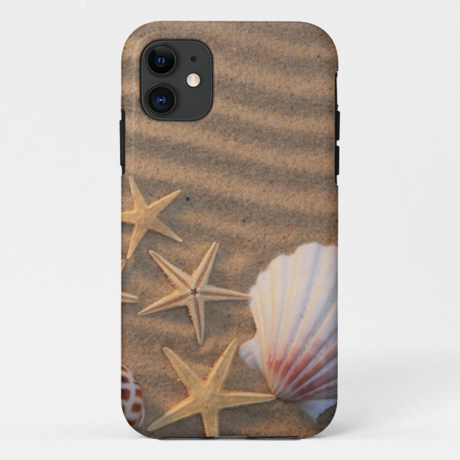 Coques Case-Mate iPhone Coquilles et étoiles de mer de mer (Dos)