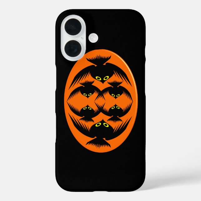 Coques Case-Mate iPhone Corbeaux d'Halloween (Verso)