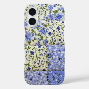 Coques iPhone 16 Corbeille de Cornflower bleu