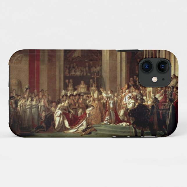 Coques Case-Mate iPhone Coronation de Napoléon (Dos (Horizontal))