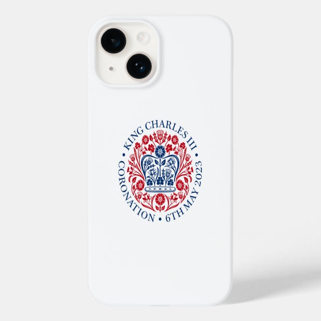 Coques Case-Mate iPhone Coronation du roi Charles III (Verso)